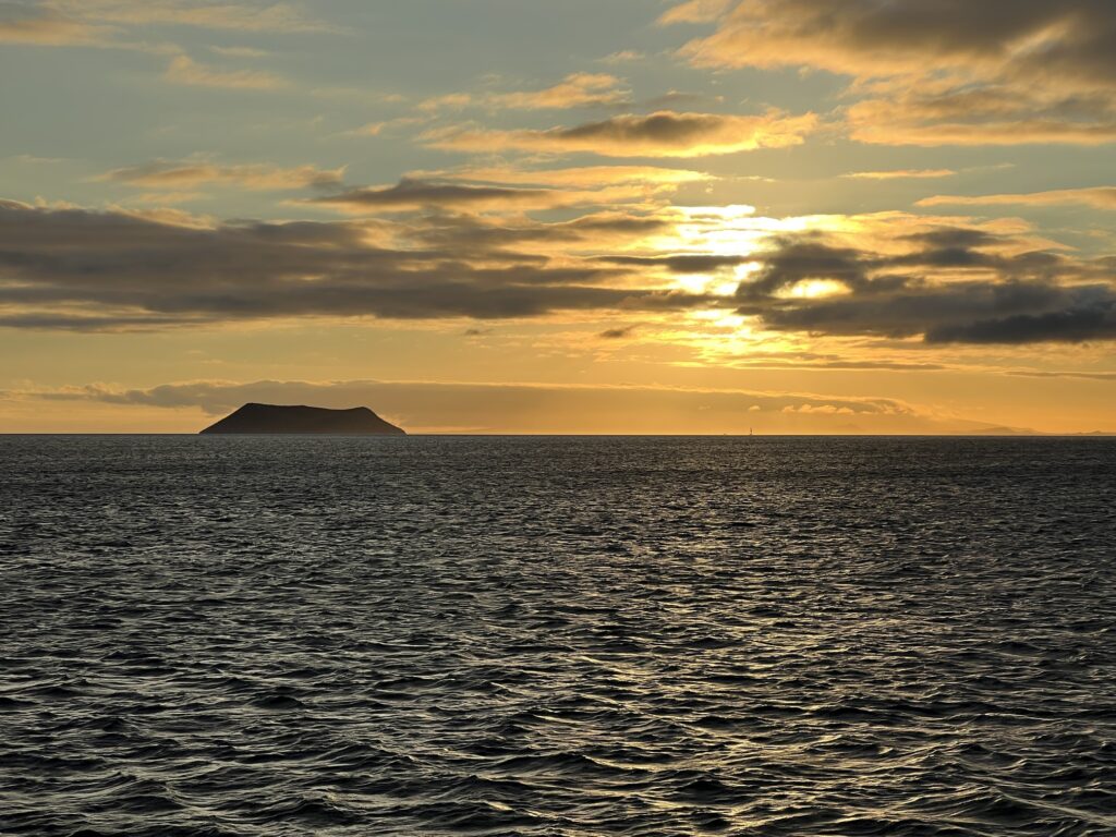 Sunset in the Galapagos Islands