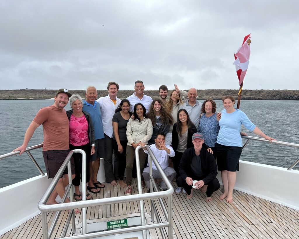 Group on Tiburon Explorer deck
