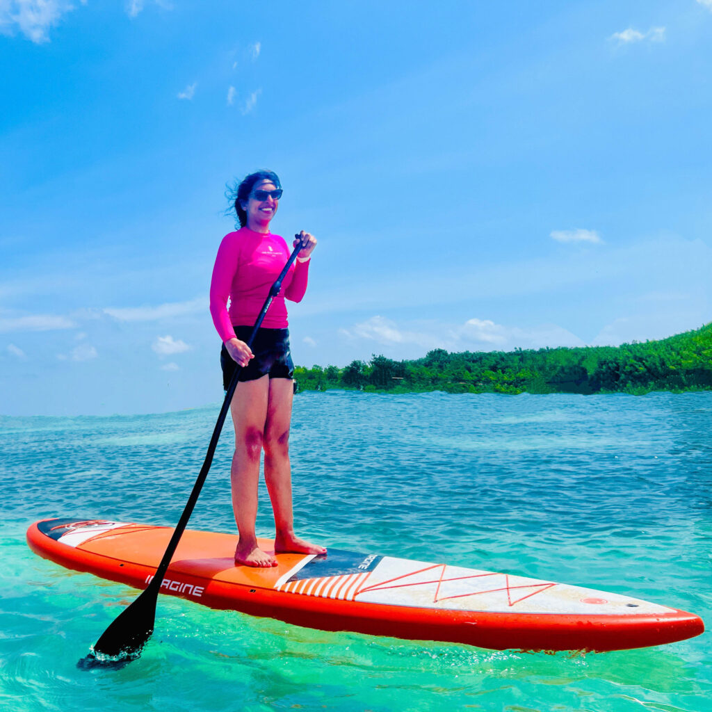 Paddle board Ritz Carlton Aruba