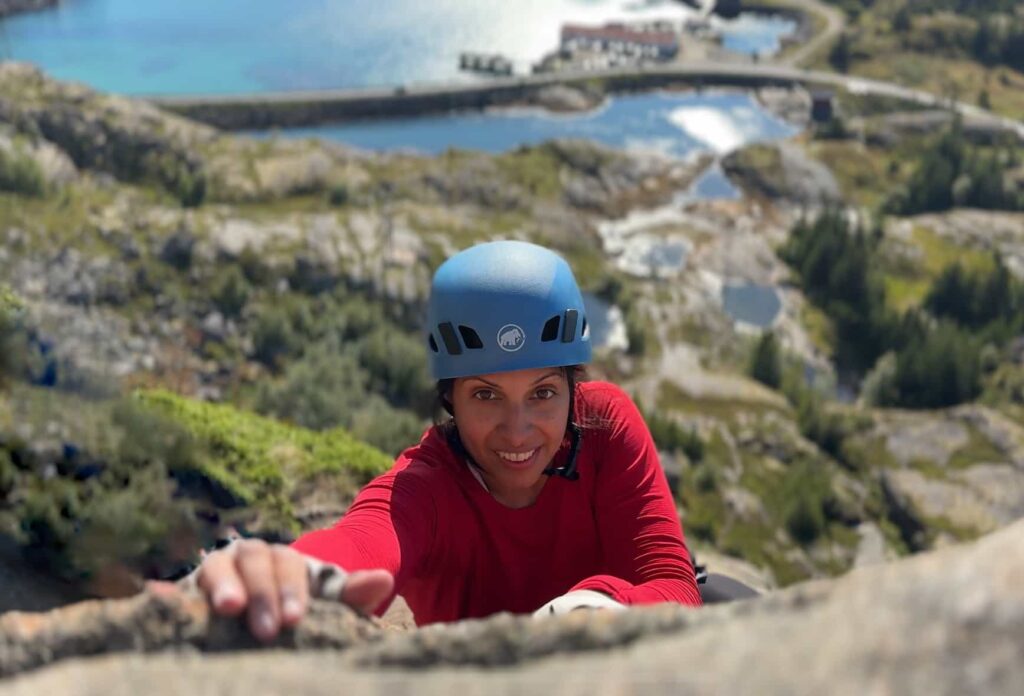Rock Climbing Lofoten Islands Norway