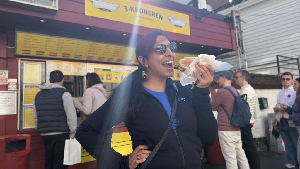 Hot Dog stand in Bergen