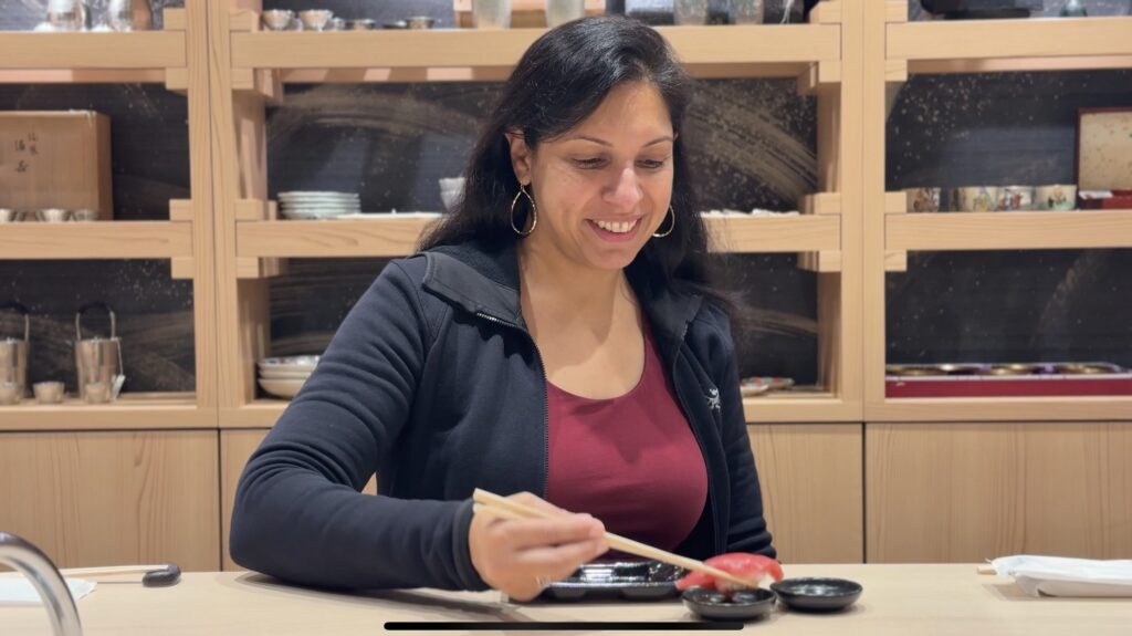 Sushi at Tsukiji Fish Market