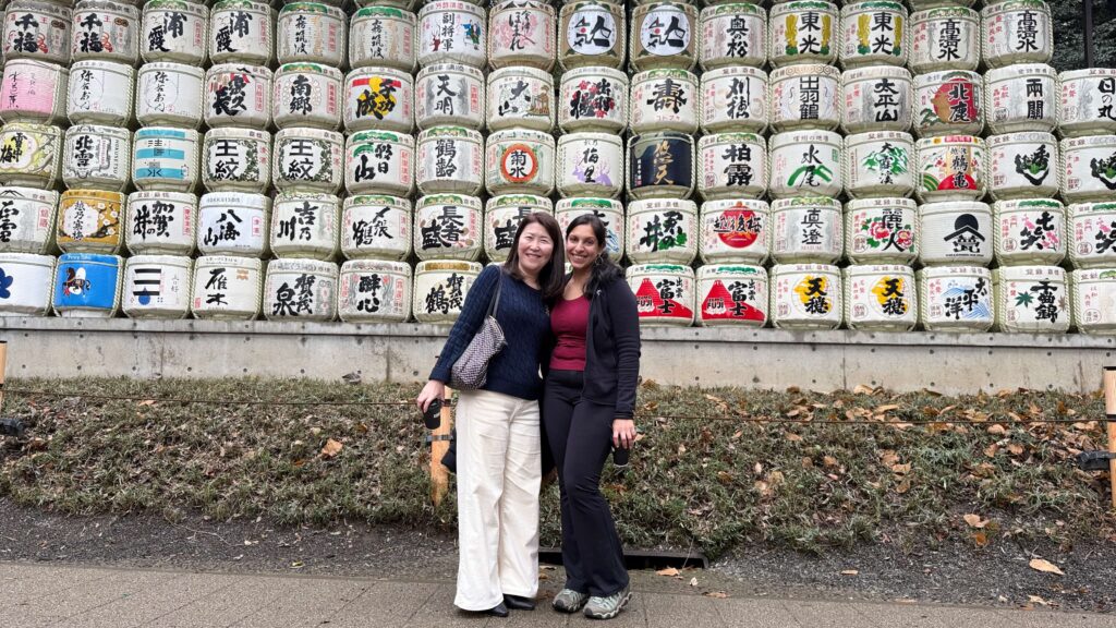 Sake Barrels at Meiji Shrine