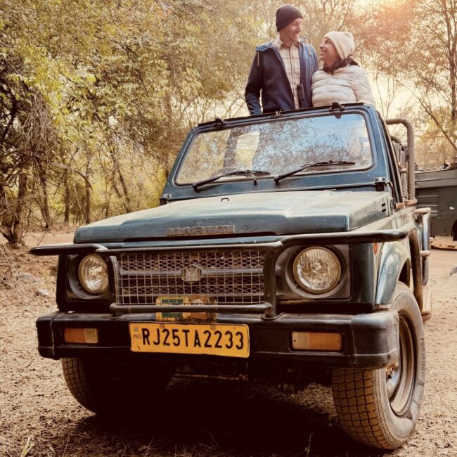 Jeep safari in Ranthambore National Park, India