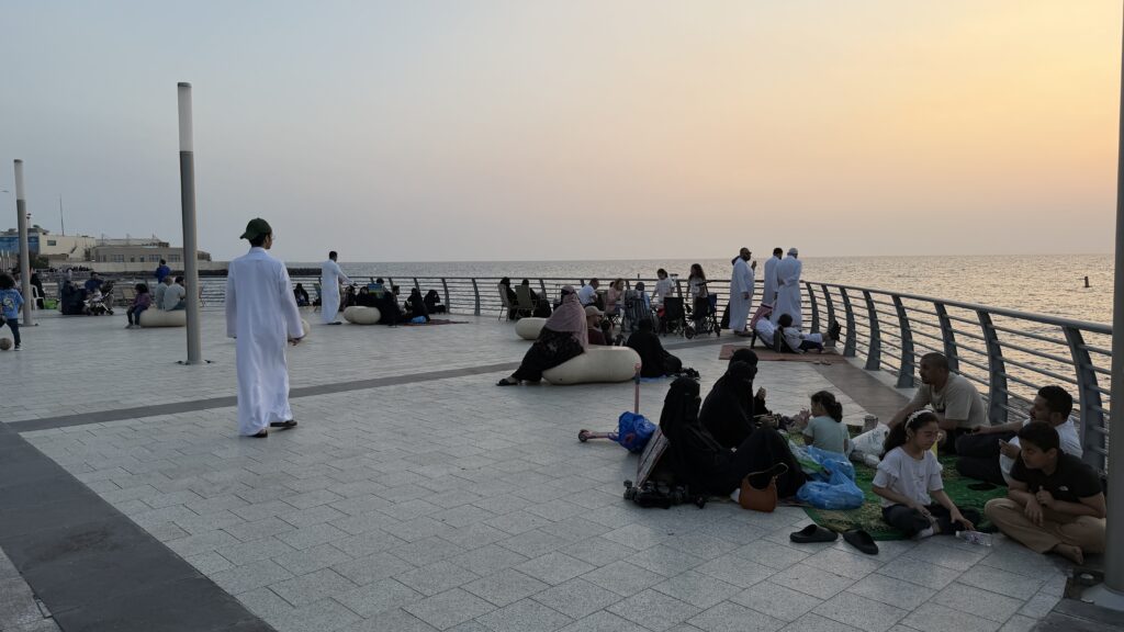 Jeddah Corniche at Sunset
