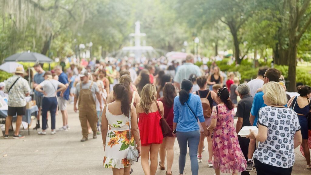 Forsyth Park Famers Market Savannah