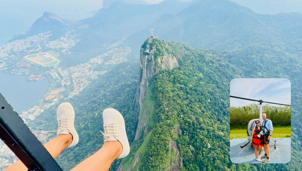 Doors off helicopter tour over Rio