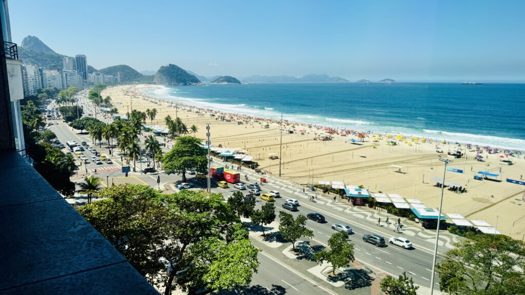 Copacabana Beach view from the JW Marriott